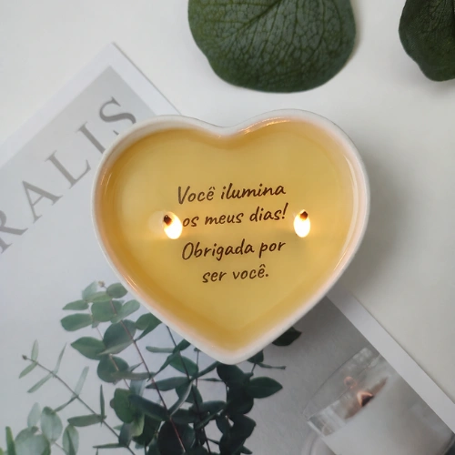 Vela feita por aluna